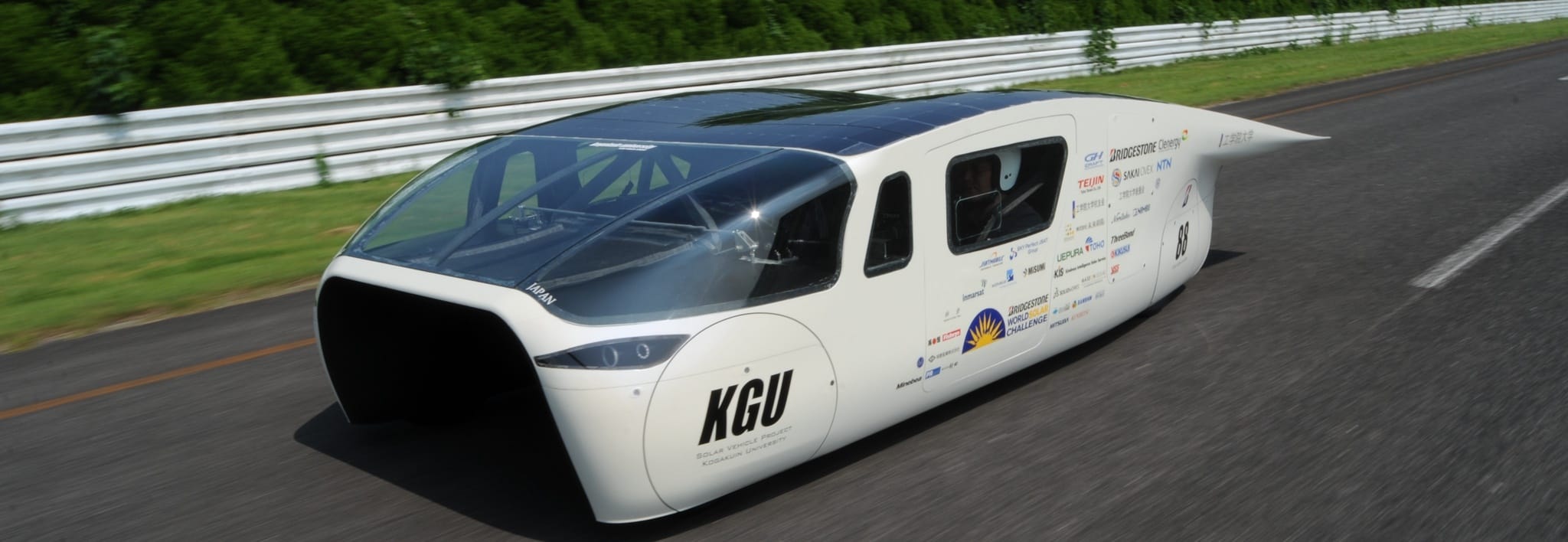 Japan Kogakuin University Solar Racing Car for the 2015 World Solar Challenge
