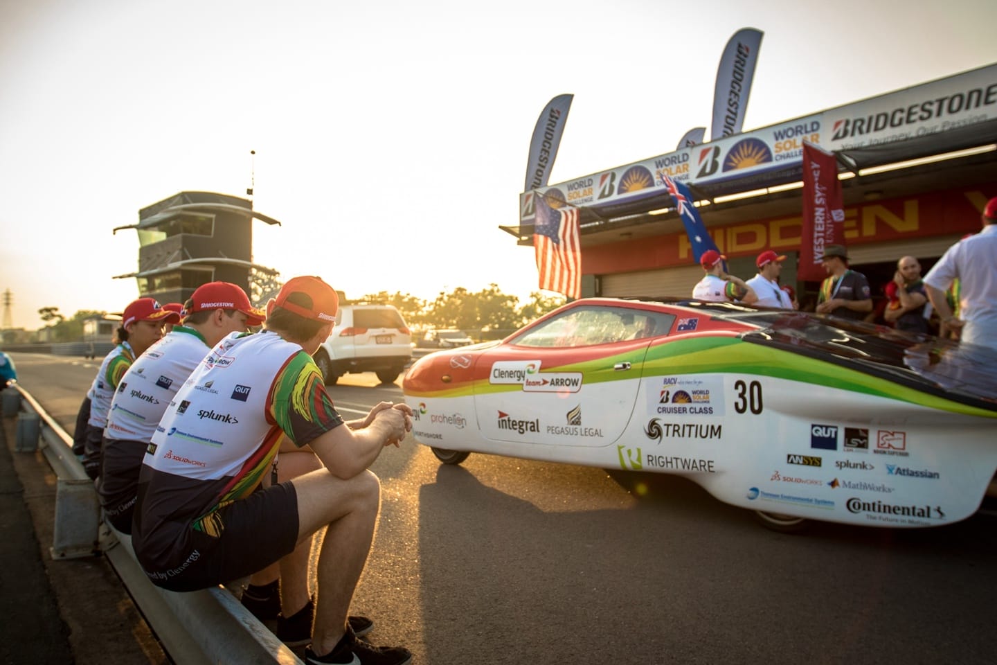 Clenergy TeamArrow at World Solar Challenge 2017 06