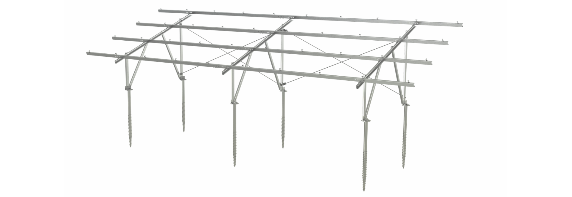 PV-ezRack SolarTerrace MAC without Panels