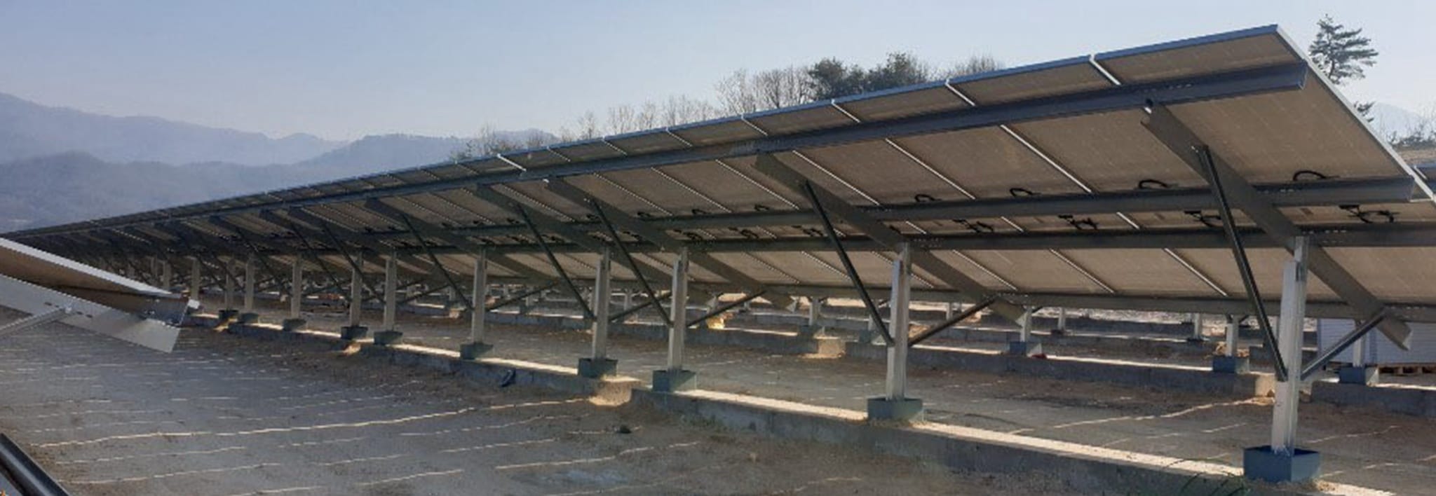 Clenergy Ground-mount PV-ezRack STMAC 1.6MW Solar Project in Korea